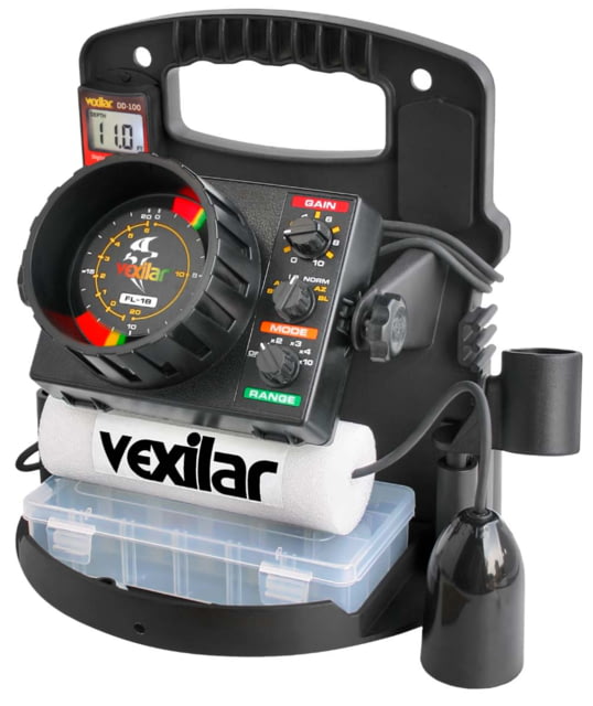 Vexilar FL-18 ProPack II w/ 12 Degree Ice-Ducer & DD-100 Black Regular