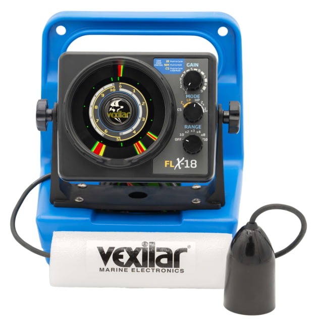 Vexilar Vexilar FLX-18 Genz Pack w/ 12 Degree Ice-Ducer / DD-100 Black