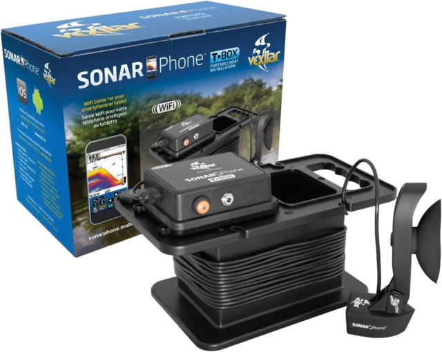 Vexilar Vexilar Sonarphone w/Hi-Speed Transducer & Portable Case Pack Black Regular