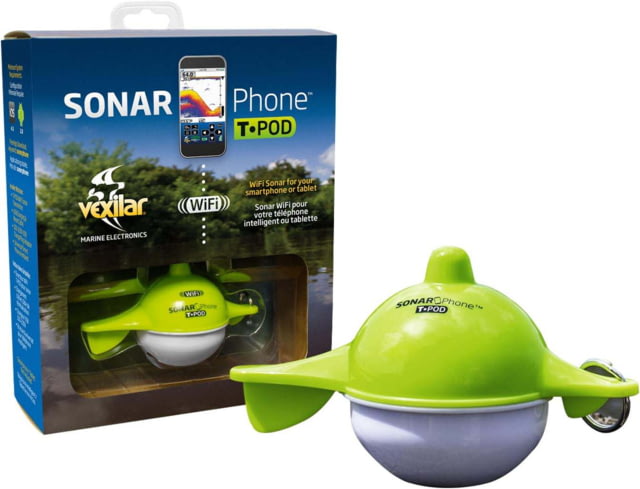 Vexilar SonarPhone w/ Transducer Pod Green Regular