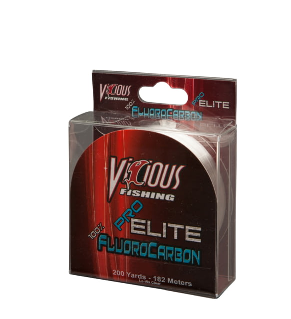 Vicious Pro Elite Fluorocarbon 14lb 200yd Clear