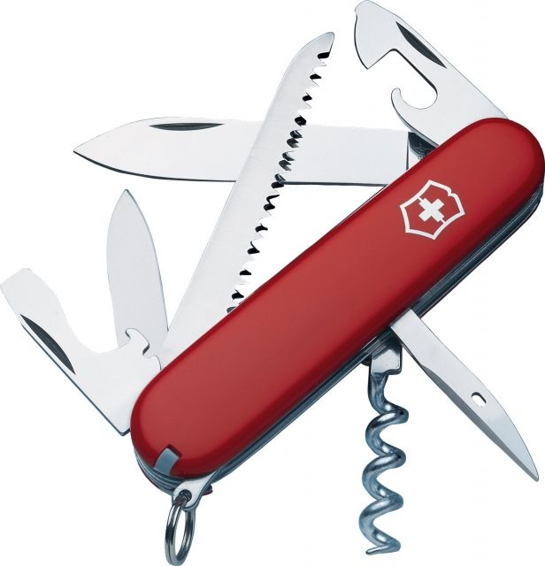 Victorinox Knives - Camper Swiss Army Black Knife Swiss Army Red Knife Colors Victorinox Camper Swiss Red Army Knife