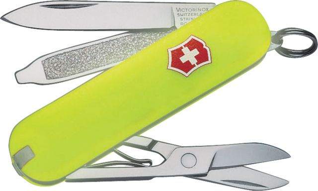 Victorinox Classic SD Stainless Steel Swiss Army Knife Stayglow
