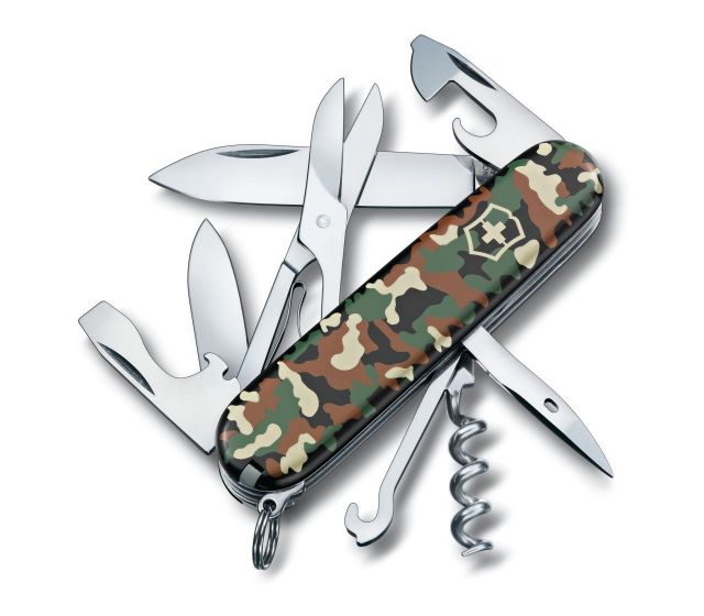 Victorinox Climber Swiss Army Pocket Knife Camo 91mm S2
