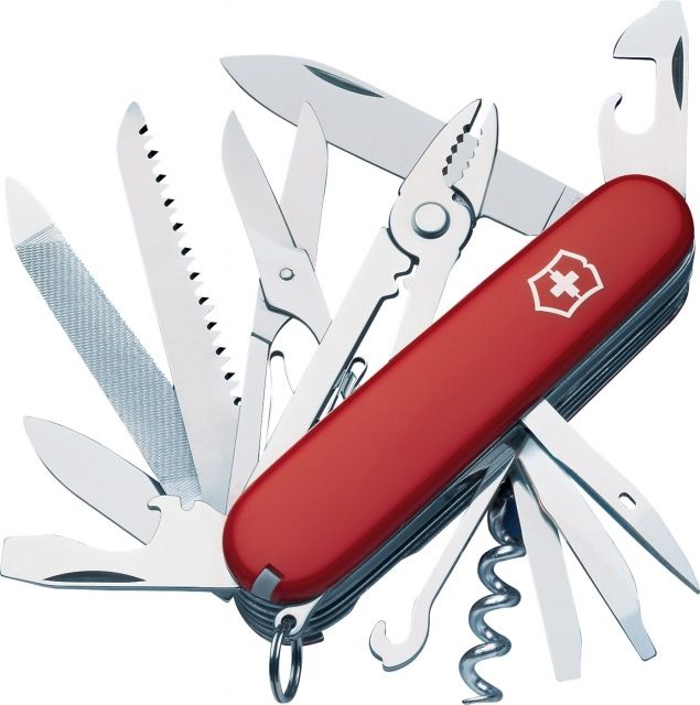 Victorinox Handyman Swiss Army Knife Red 53722