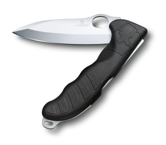 Victorinox Hunter Pro M with Pouch One-Hand Lock Blade Black 130mm