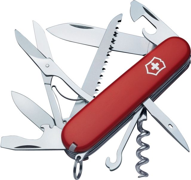 Victorinox Huntsman Swiss Army Red Knife w/Bottle Opener 53201