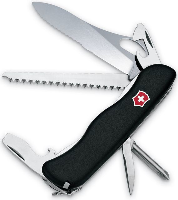Victorinox One-Hand Trekker Swiss Army Knife Black 54874