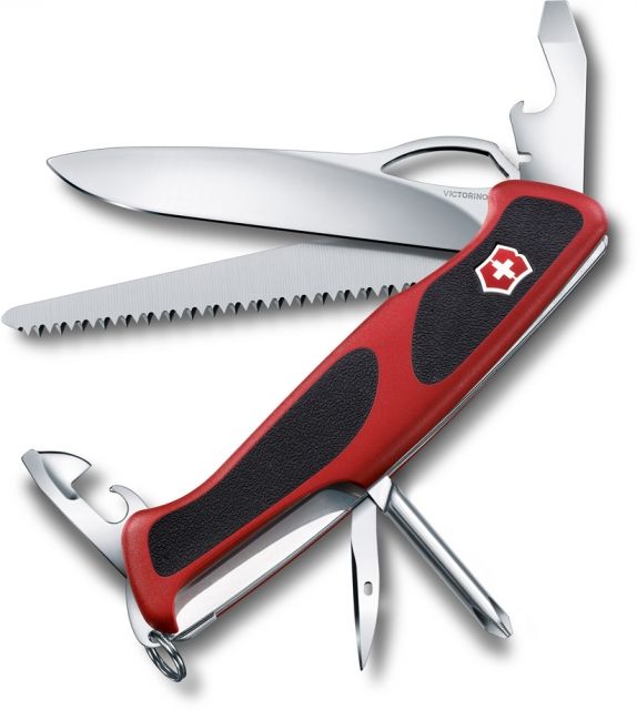 Victorinox RangerGrip 78 Red & Black 3.9in.