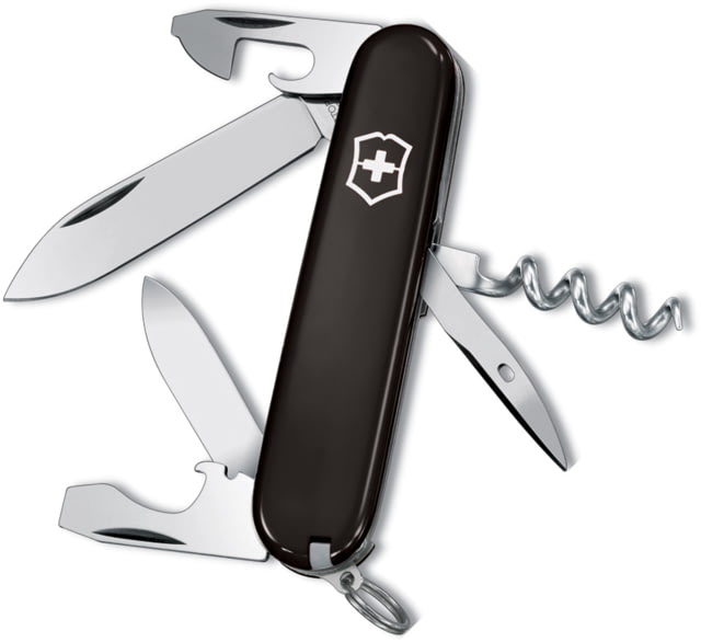 Victorinox Victorinox Spartan Black Folding Knife 3.5" closed Black ABS handle VN53153