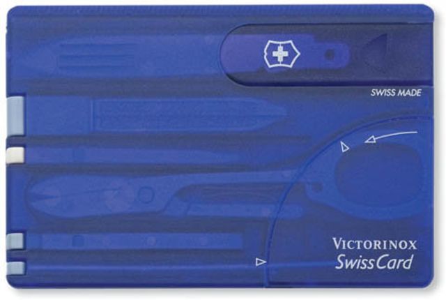 Victorinox SwissCard Swiss Army Multitool Sapphire 53928