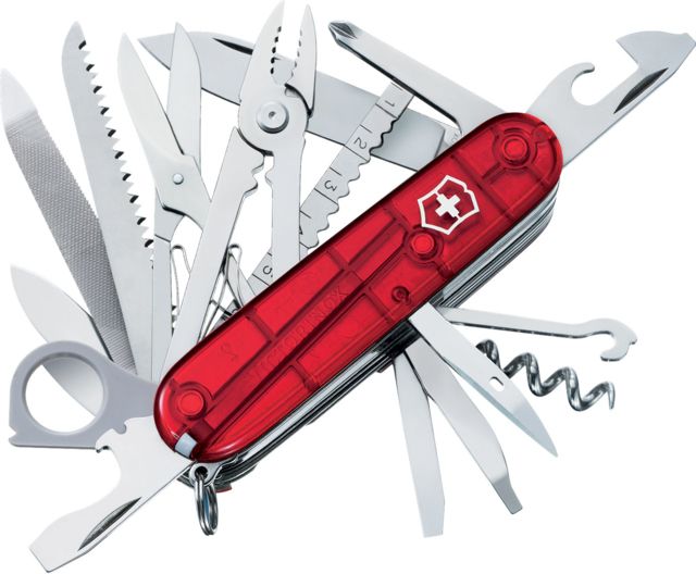 Victorinox SwissChamp Swiss Army Pocket Knife Ruby 53506
