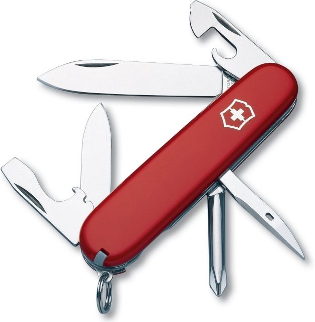 Victorinox Tinker Swiss Army Pocket Knife w/Can Opener Red