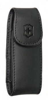 Victorinox Leather Large Clip Pouch Swiss Army Knife Pouches Black 33256
