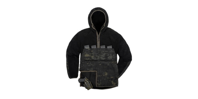 Viktos Basecraft Sherpa Pullover Jacket Multicam Black Large