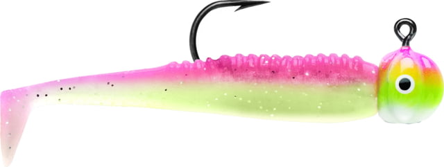 VMC Boot Tail Jig 1/32 oz Pink Chartreuse Glow