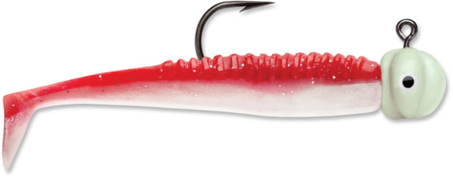 VMC Boot Tail Jig 1/32 oz Red Pearl Glow