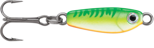 VMC Bull Spoon 1/8 oz Glow Green Fire UV