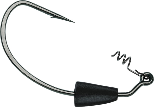 VMC Heavy Duty Weighted Swimbait Hook 3/16oz Extra Wide Gap Black Nickel Size 5/0 4 Per Pack