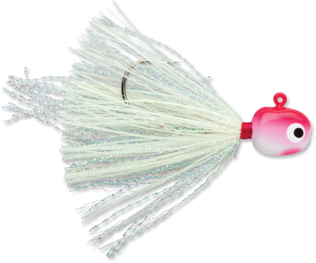 VMC Hot Skirt Glow Jig Red White 1/16oz