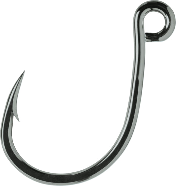 VMC Inline Single Hook Needle Point Wide Gap 4X Strong Inline Eye Black Nickel Size 7/0 4 Per Pack