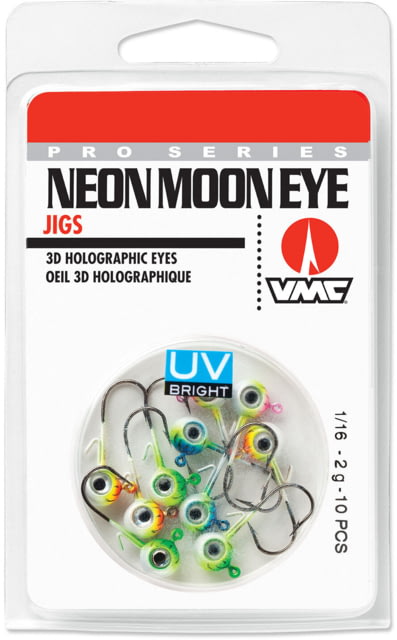 VMC Neon Moon Eye Jig UV Kit Assorted 1/16oz