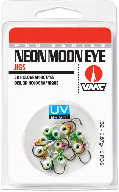 VMC Neon Moon Eye Jig UV Kit Assorted 1/32oz