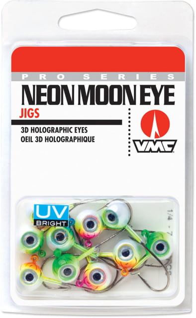 VMC Neon Moon Eye Jig UV Kit Assorted 1/4oz