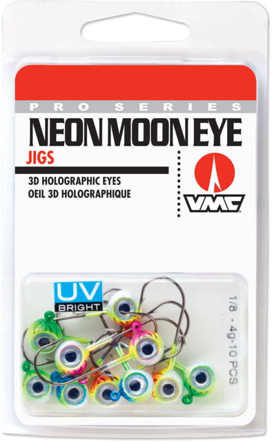 VMC Neon Moon Eye Jig UV Kit Assorted 1/8oz