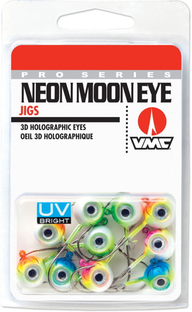 VMC Neon Moon Eye Jig UV Kit Assorted 3/8oz