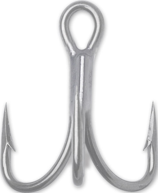 VMC Treble Hook with Cut Point Short Shank O'Shaughnessy Heavy Wire Perma Steel Size 1/0 25 Per Pack