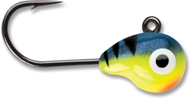 VMC Tungsten Tubby Jig 1/32 oz Glow Hot Perch