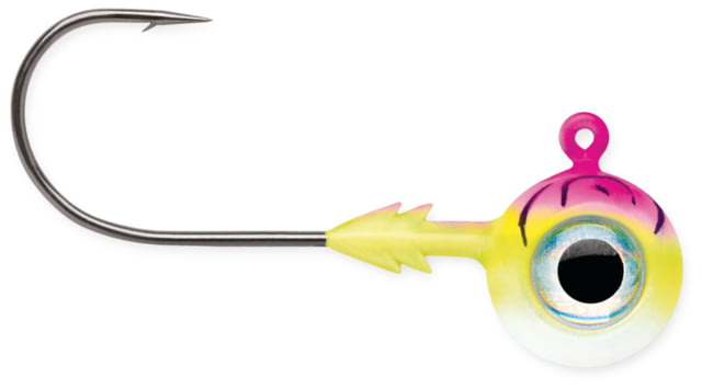 VMC Tungsten Moon Eye Jig 3/8oz Pink Fire UV