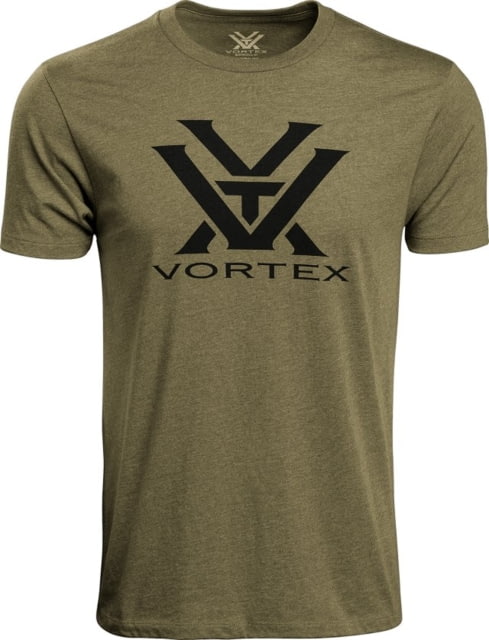 Vortex Core Logo Short Sleeve T-Shirts - Men's Military Heather 3XL