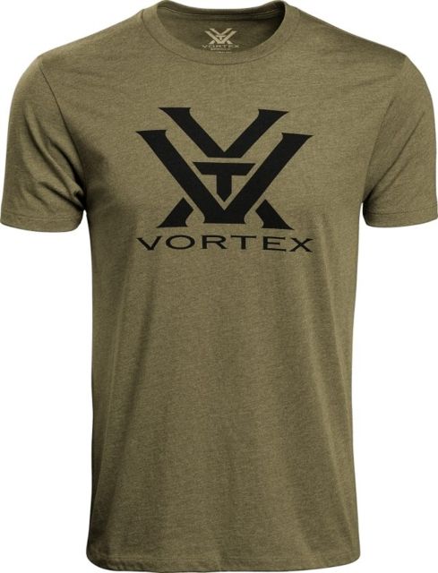 Vortex Core Logo Short Sleeve T-Shirts - Men's Military Heather M