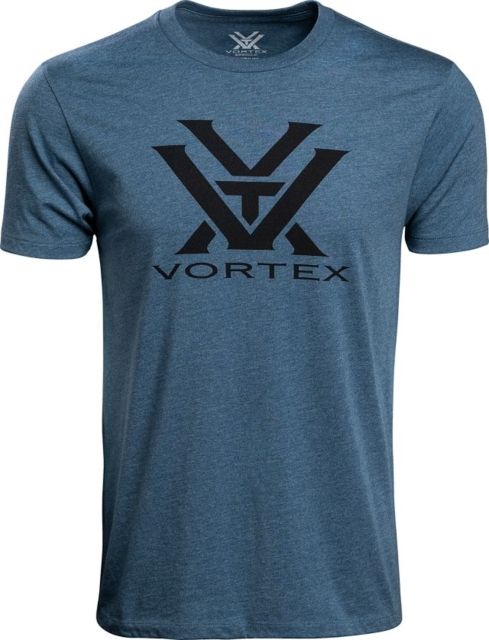 Vortex Core Logo Short Sleeve T-Shirts - Men's Steel Blue Heather S