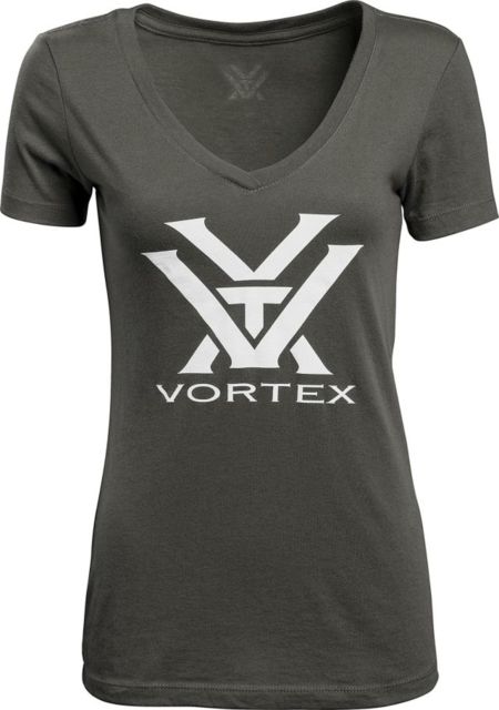 Vortex Core Logo T-Shirt - Women's Extra Small Dark Grey /White Logo