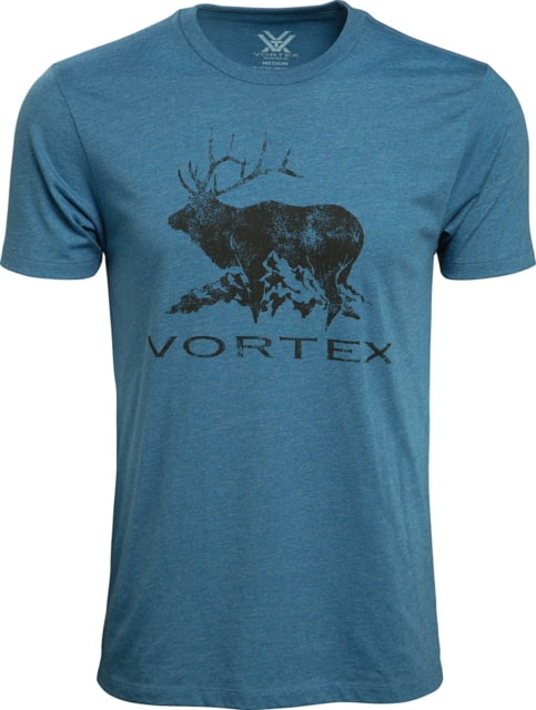 Vortex Elk Mountain T-Shirt - Men's Large Steel Blue Heather
