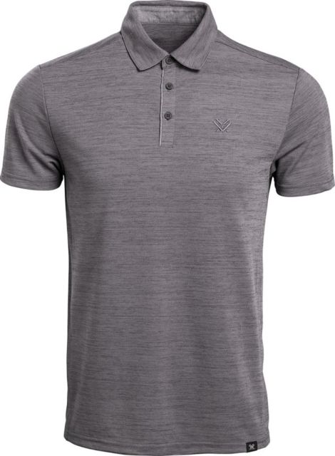 Vortex Punch In Polo - Men's Large Grey Heather