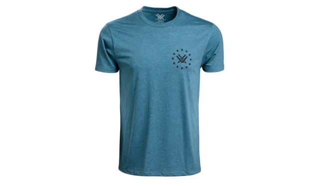 Vortex Salute Short Sleeve T-Shirts - Men's Steel Blue Heather M