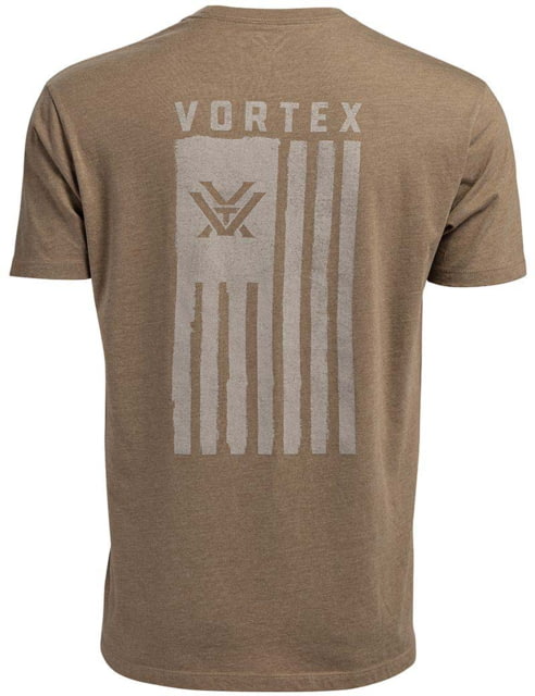 Vortex Salute Short Sleeve T-Shirts - Men's Coyote Heather 2XL