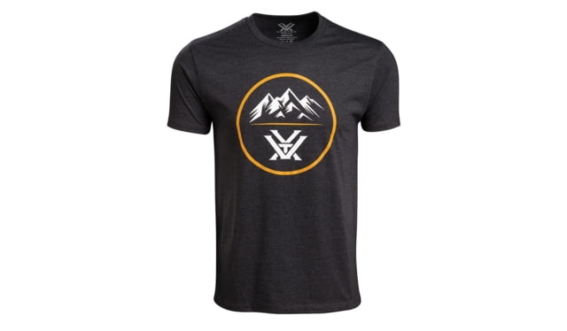 Vortex Three Peaks Short Sleeve T-Shirts - Men's Charcoal Heather L