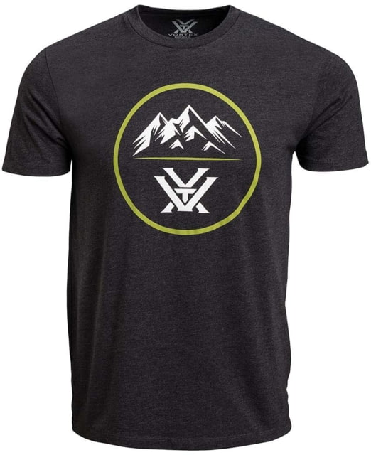 Vortex Three Peaks Short Sleeve T-Shirts - Men's Black L