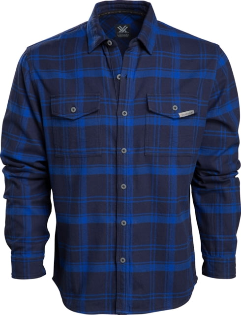 Vortex Timber Rush Flannel Button Up - Men's Small Blue Jay