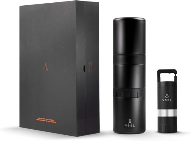 Vssl VSSL Nest Pour-Over Coffee Kit w/Java G25 Grinder Gift Set Black