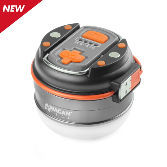 Wagan Tech Brite-Nite Duo USB Lantern Orange One Size