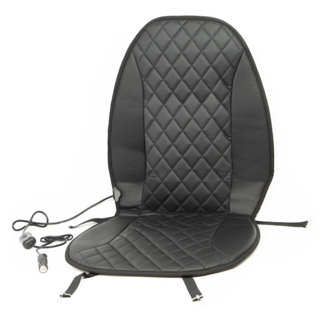 Wagan Tech Luxury Heated Seat Cushion Black One Size