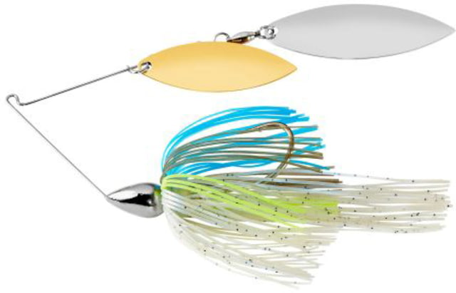 War Eagle Double Willow Leaf Spinnerbait Fishing Hook Nickel Frame 1/2 oz 1 Piece Sexxy Shad