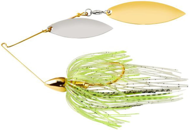 War Eagle War Eagle Double Willow Spinnerbait Mustad Fishing Hook 1/2oz 1 Piece Gold/Spot Remover