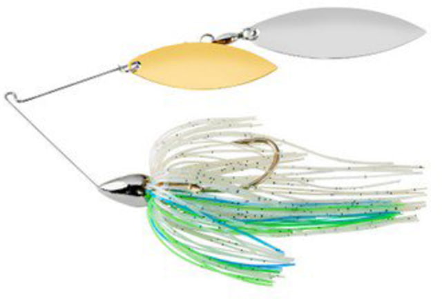 War Eagle Double Willow Spinnerbait Mustad Fishing Hook 1/4oz 1 Piece Blue Herring